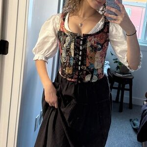 High Quality Floral Corset Top